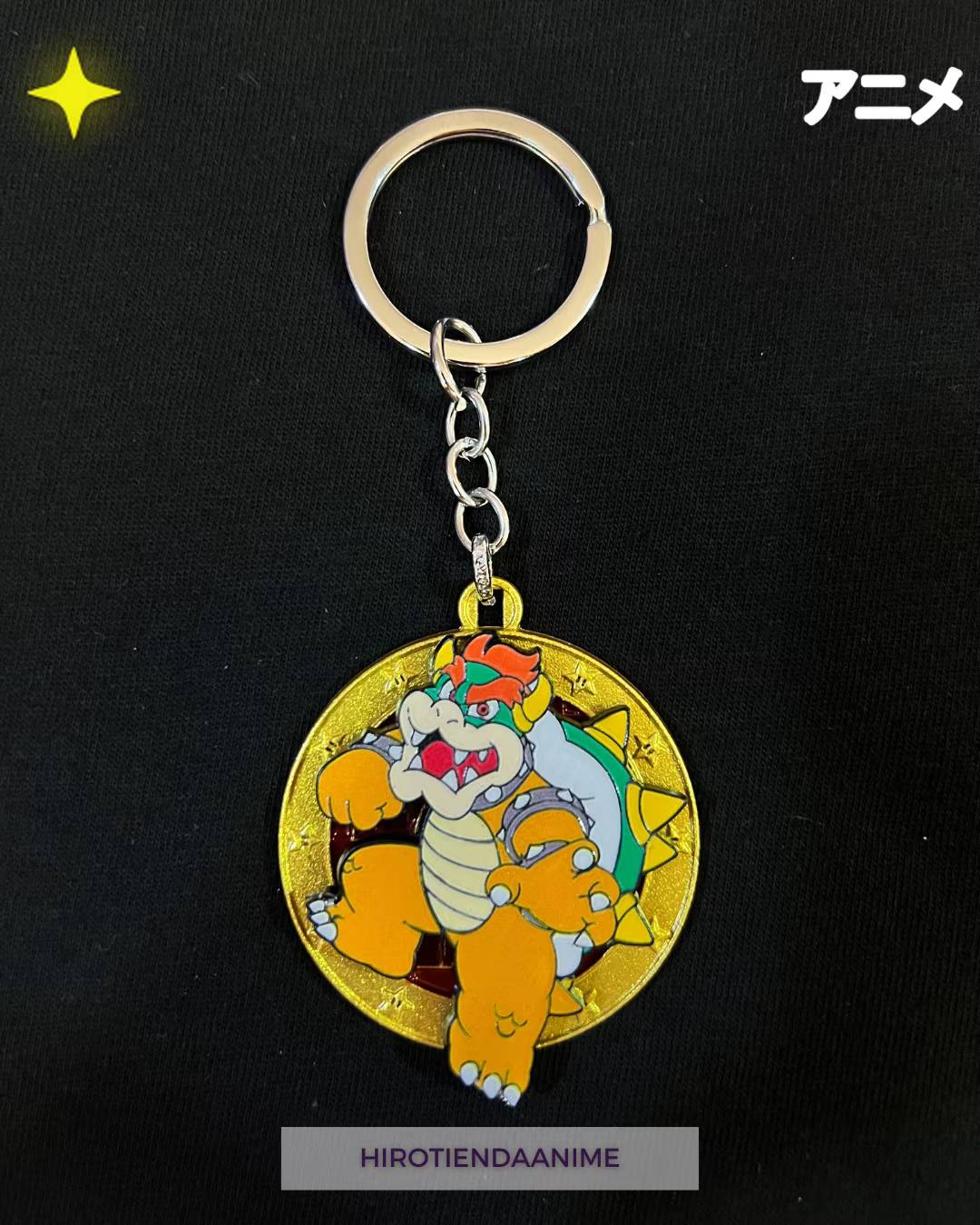 Llavero Spinner Bowser - Super Mario Edition