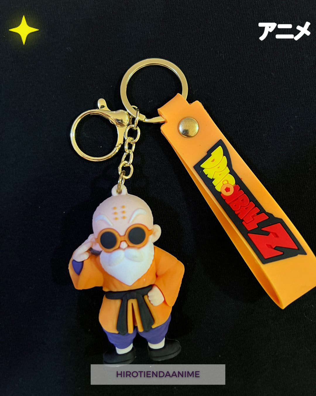 Llavero Goma Maestro Roshi - Dragon Ball Z