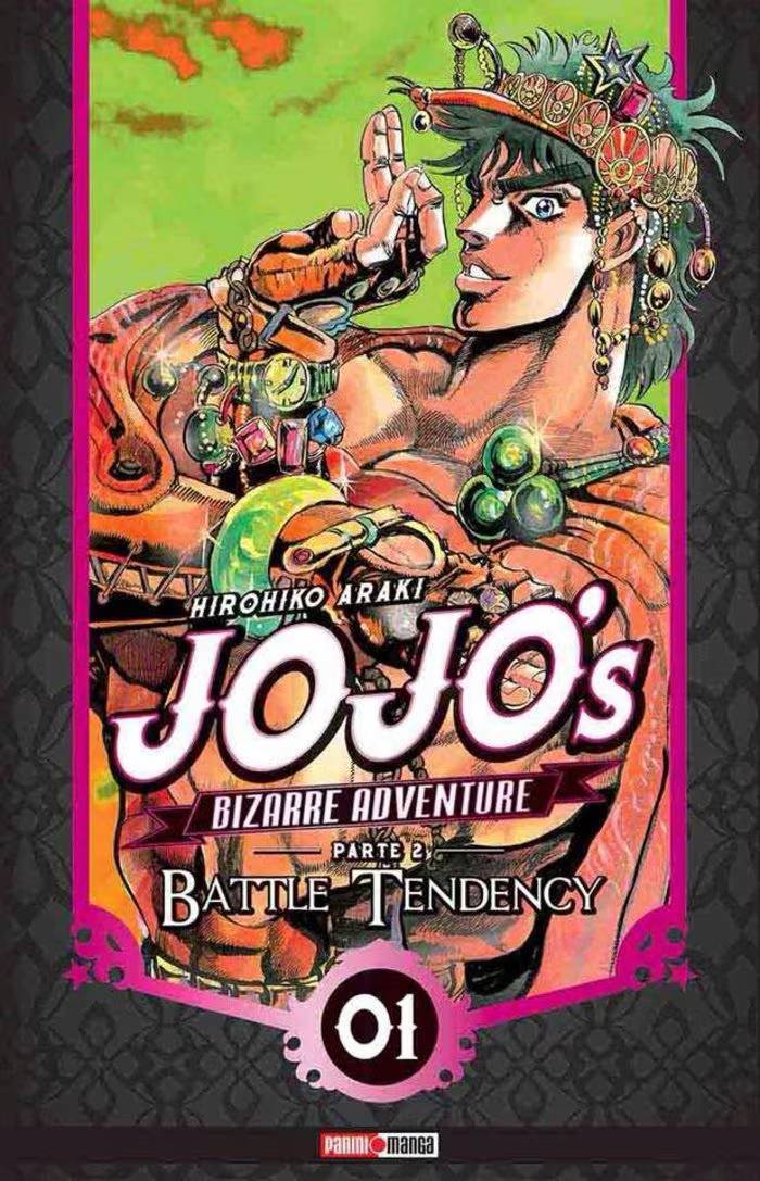 Manga Jojos Bizarre Adventure Parte 2 - Battle Tendency