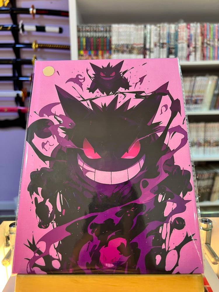 Libreta Pokemon Gengar-Cuadriculada