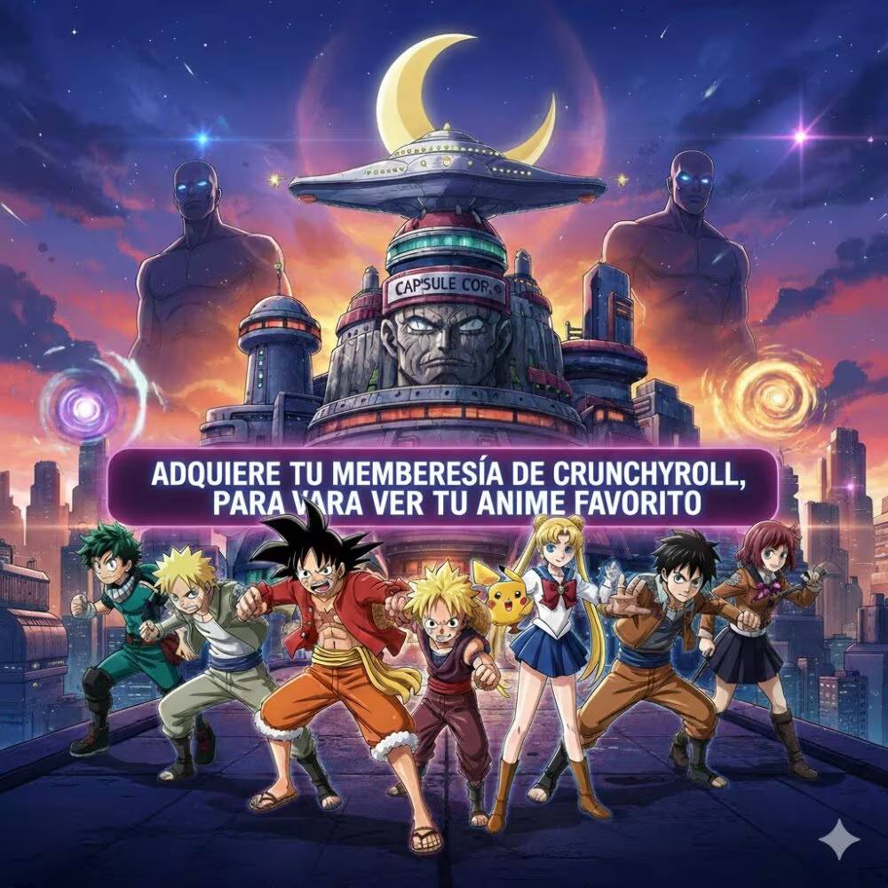 Membresía Crunchyroll-Mega Fan/ Un año
