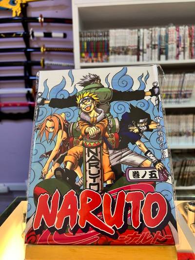 Libretas Naruto-Rayada