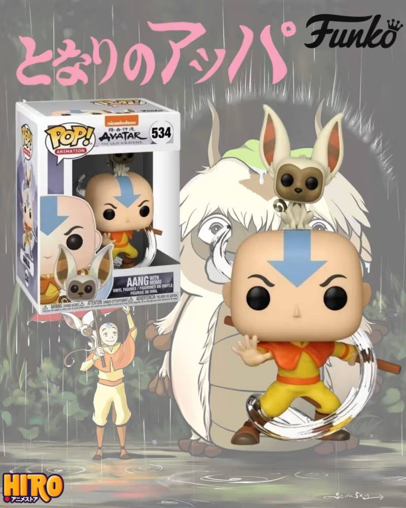Funko Pop! Aang con Momo 534