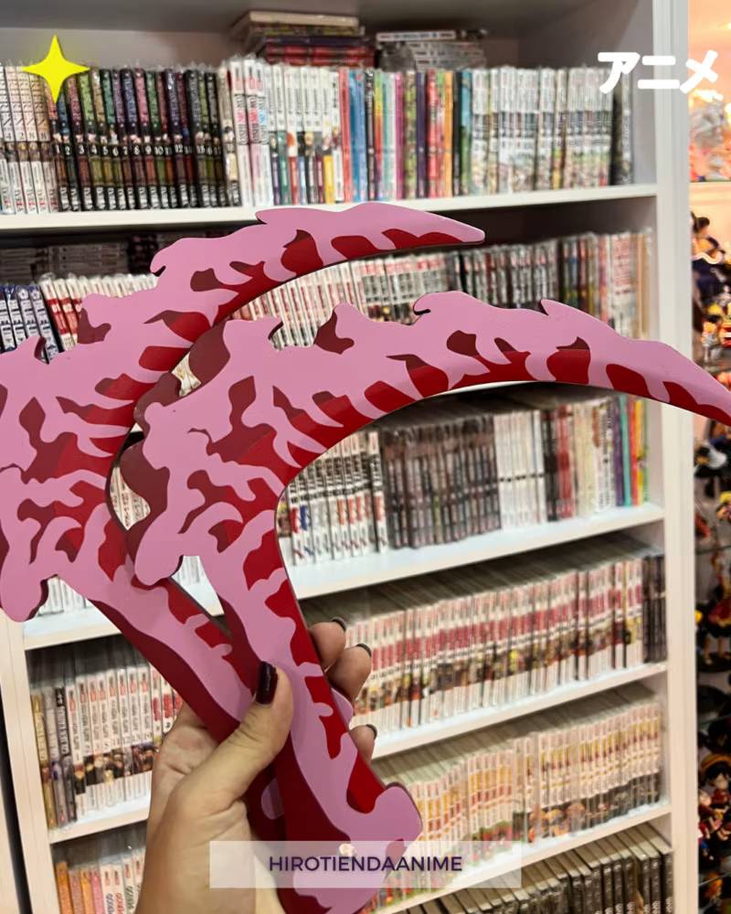 Katana Guadaña de Sangre Kimetsu no Yaiba (Gyutaro) Madera