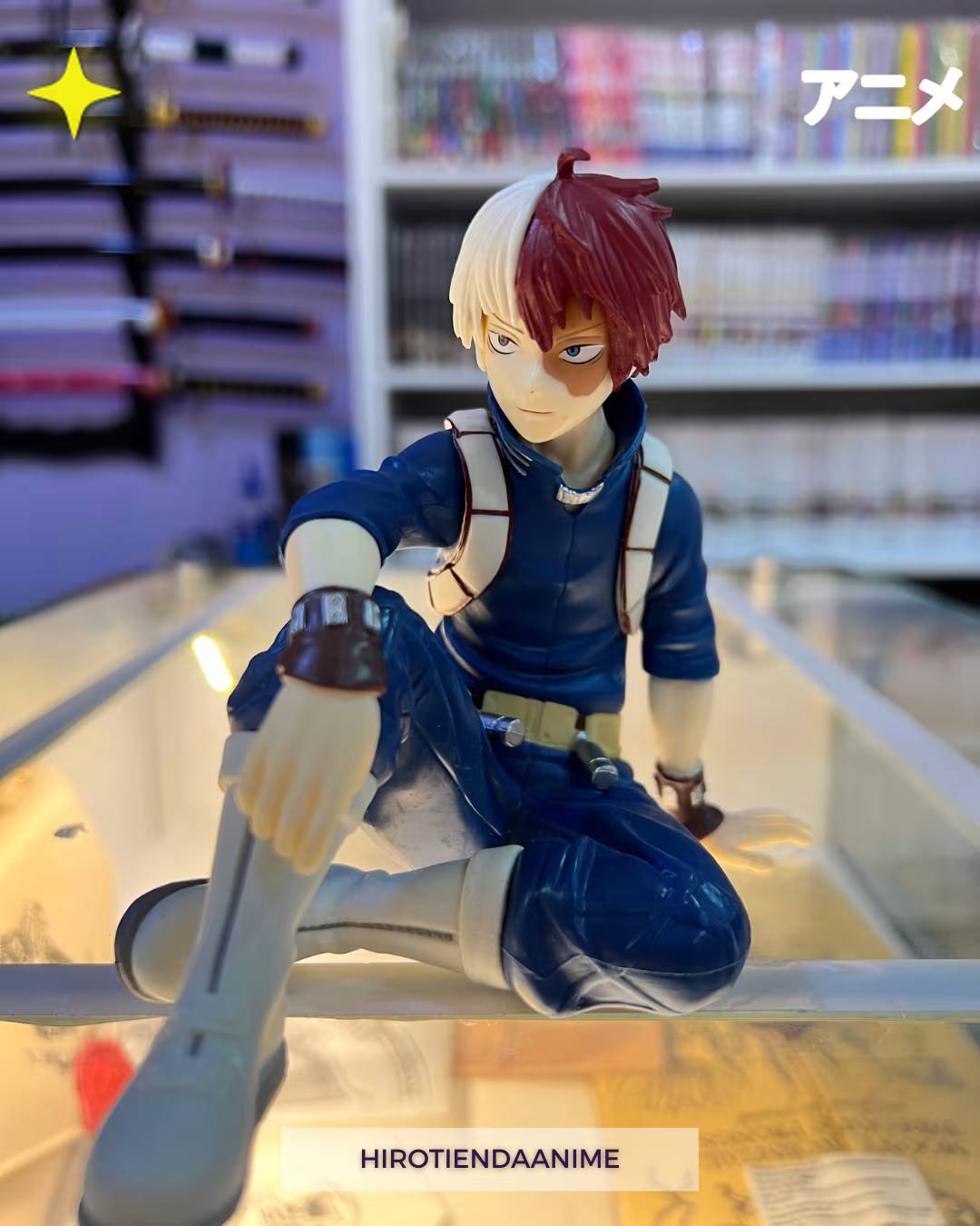 Figura Shoto Todoroki Sentado | My Hero Academia