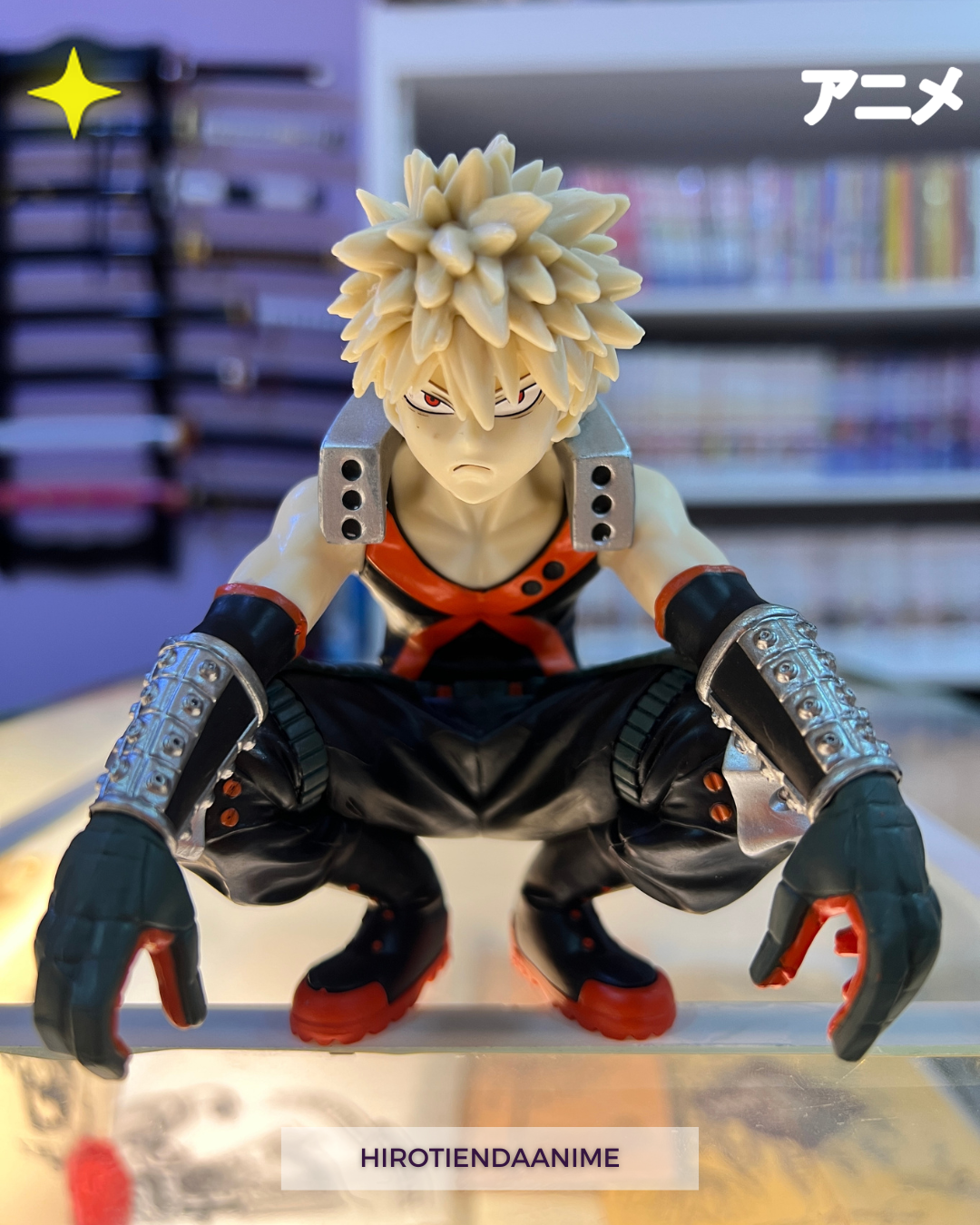 Figura Katsuki Bakugo Agachado | My Hero Academia