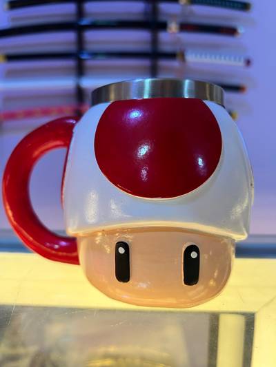 Taza Mario Bros Toad-Hongo