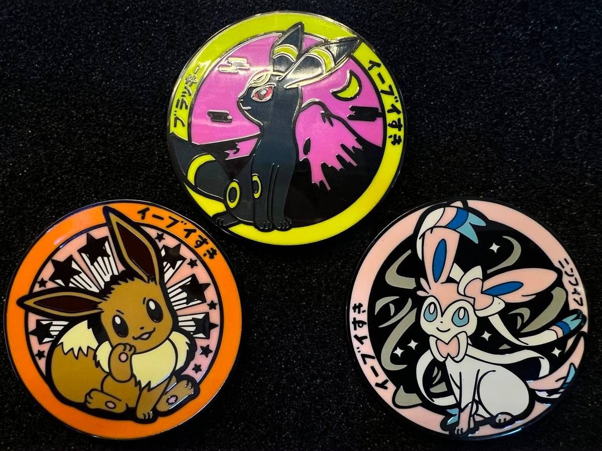 Pin Pokemon Eevee-Evoluciones Metalico