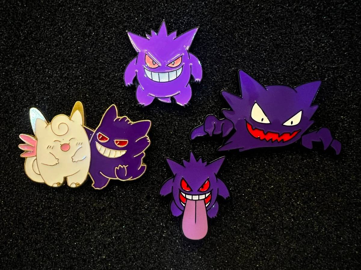 Pin Pokemon Gengar-Haunter Acero