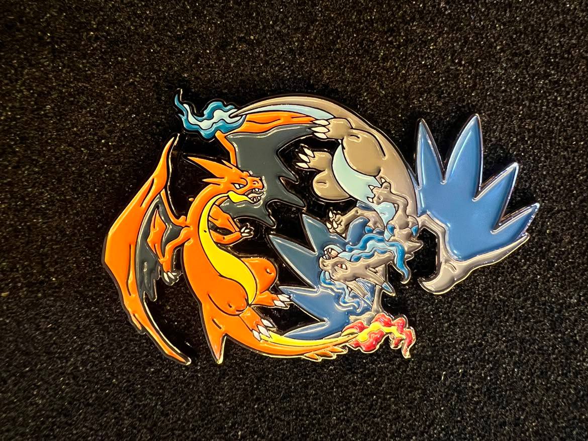 Pin Pokemon Duo Charizard-Mega Charizard X