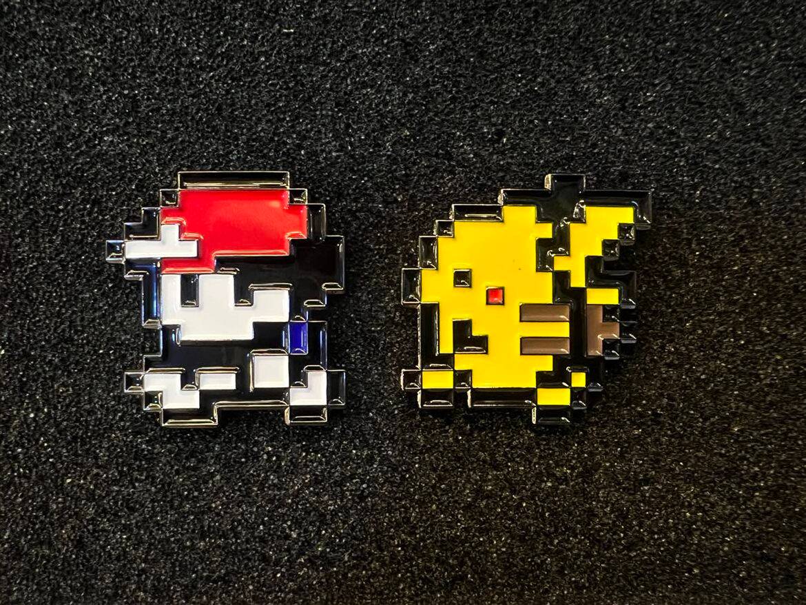 Pin Pokemon Duo Metalico Ash-Pikachu