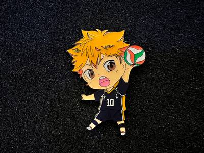 Pin Haikyuu-Hinata Metalico