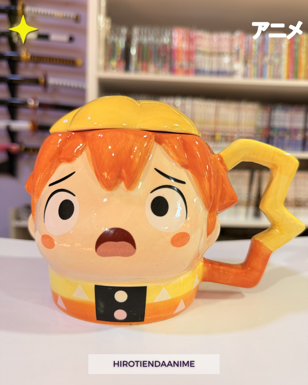 Taza Zenitsu Agatsuma-Kimetsu No Yaiba