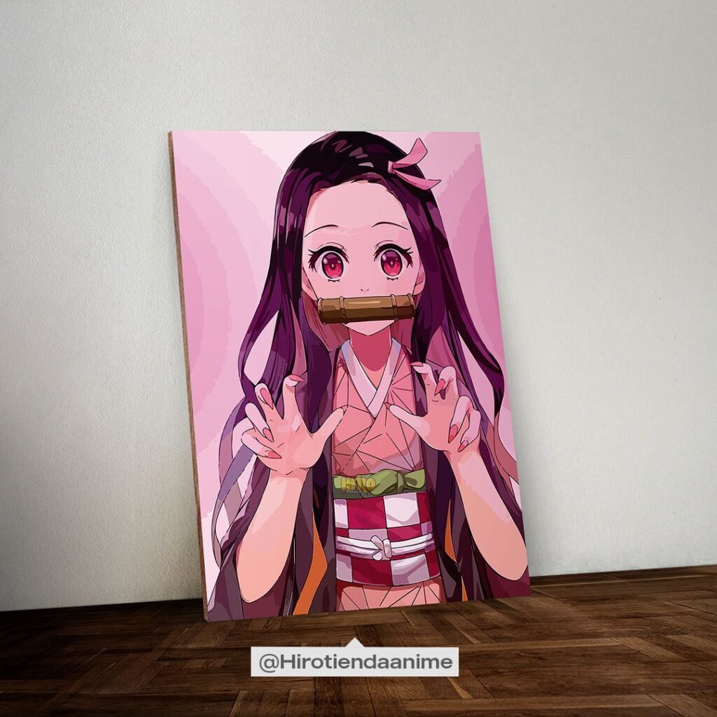 Cuadro Nezuko Kamado Kimetsu No Yaiba Hiro Tienda Anime 9720