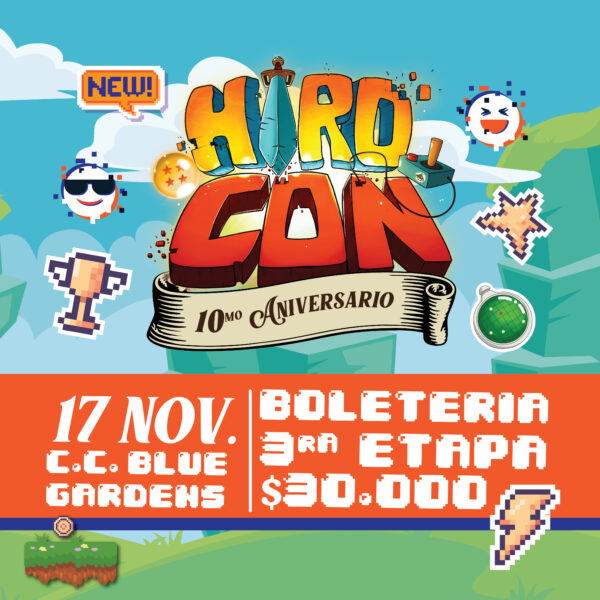 Boleta HiroCon 10mo Aniversario 2024 Fase 3