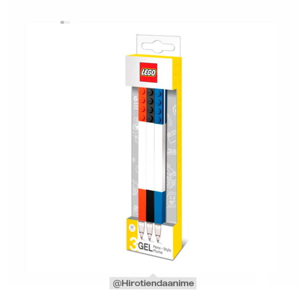 LAPICEROS LEGO ICONIC WRITING INSTR GEL PENS 3PACK