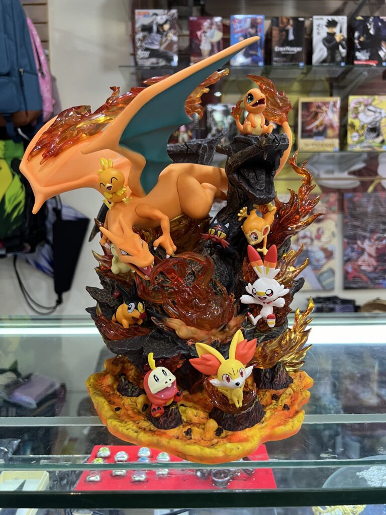 figura de pokemon de fuego anime