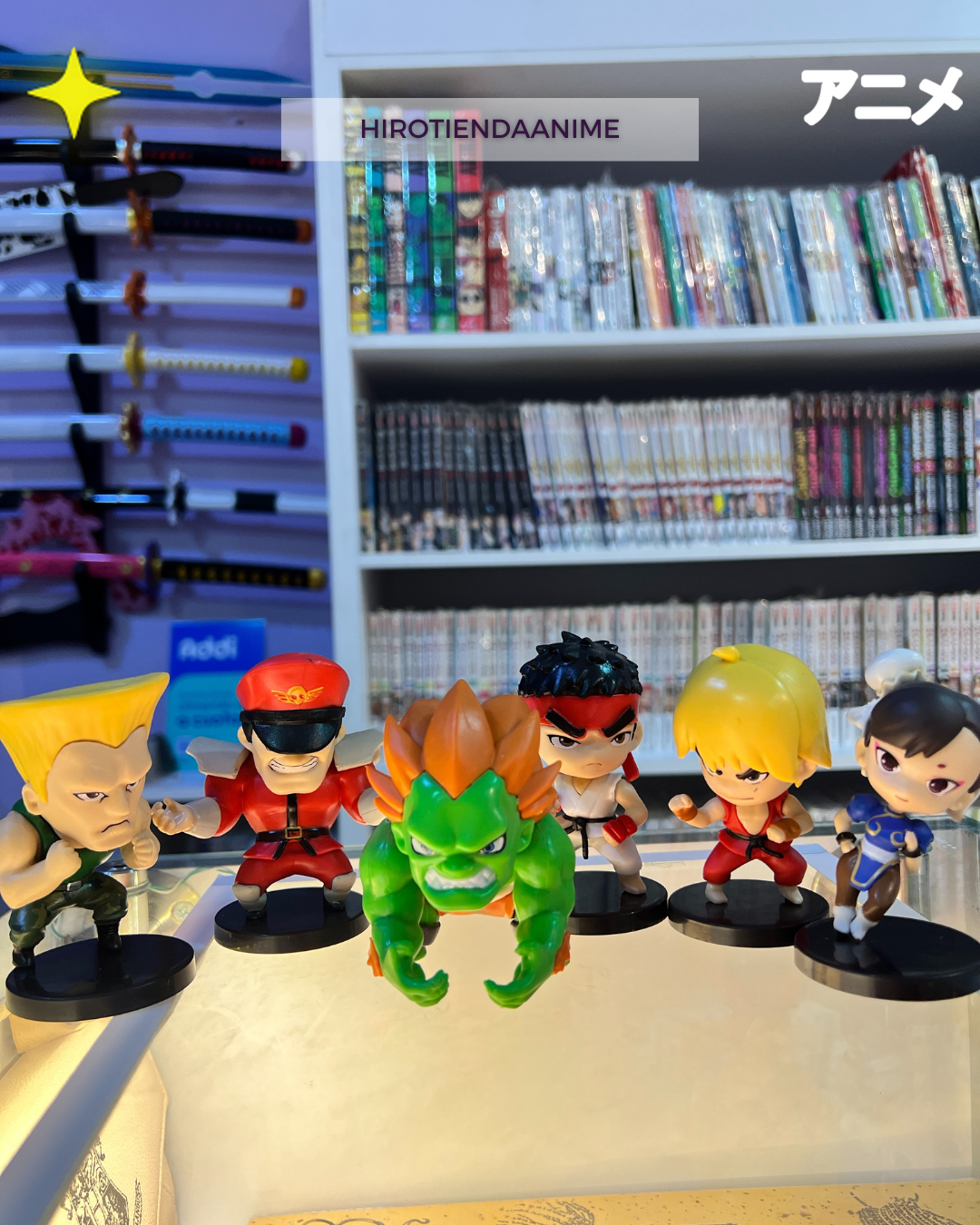 Set Figuras de Street Fighters