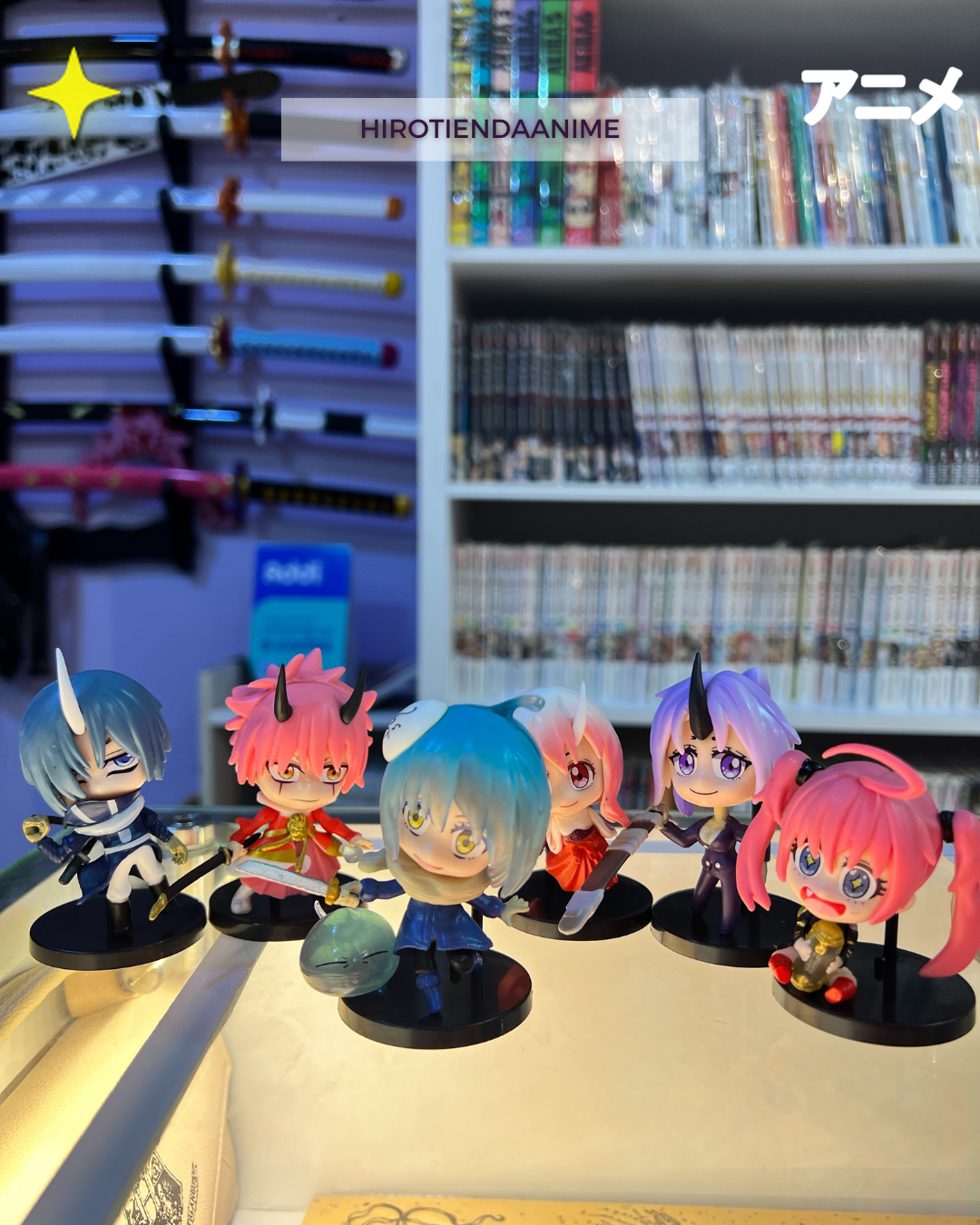Set Figuras Isekai del Slime