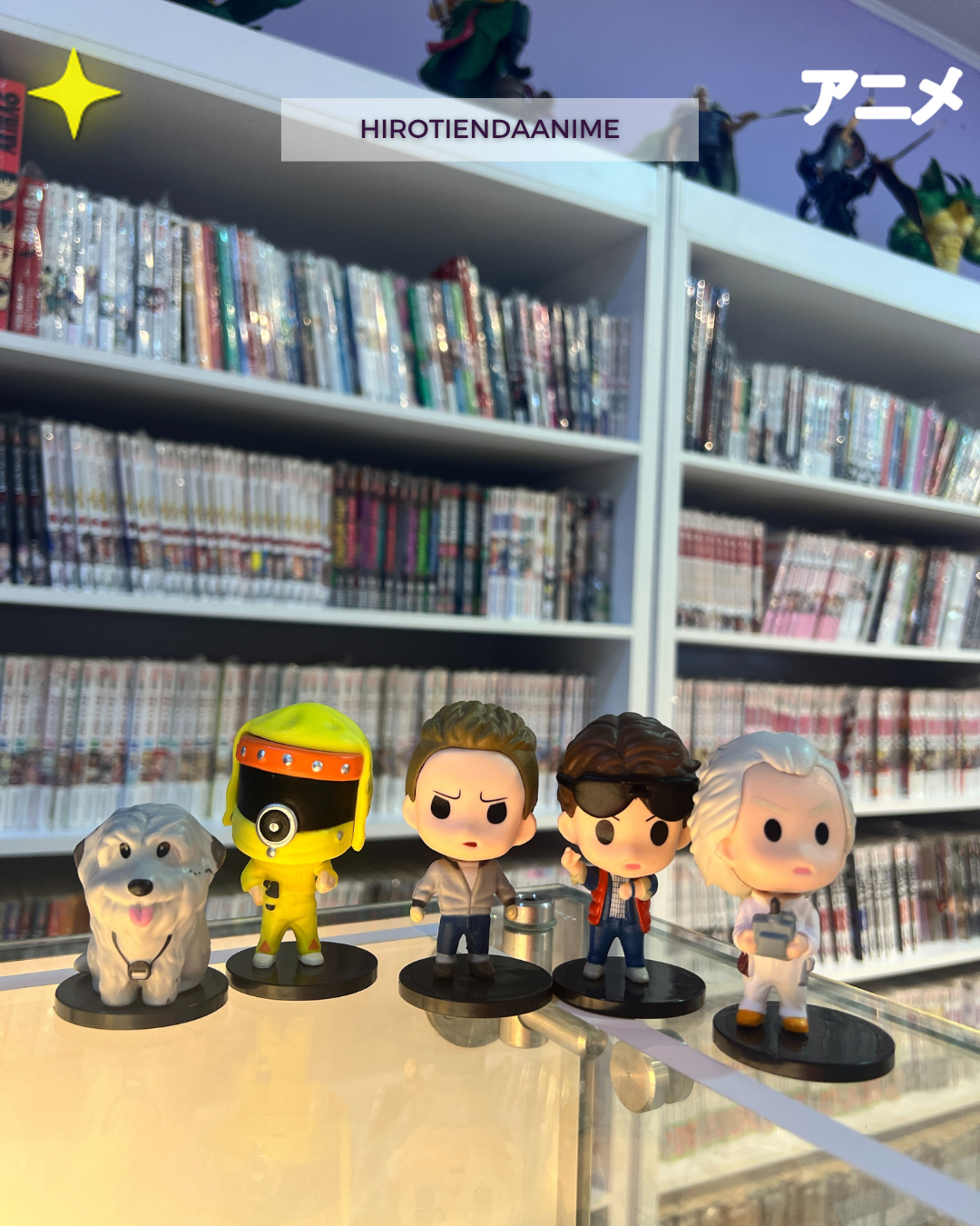 Set de Figuras Volver Al Futuro