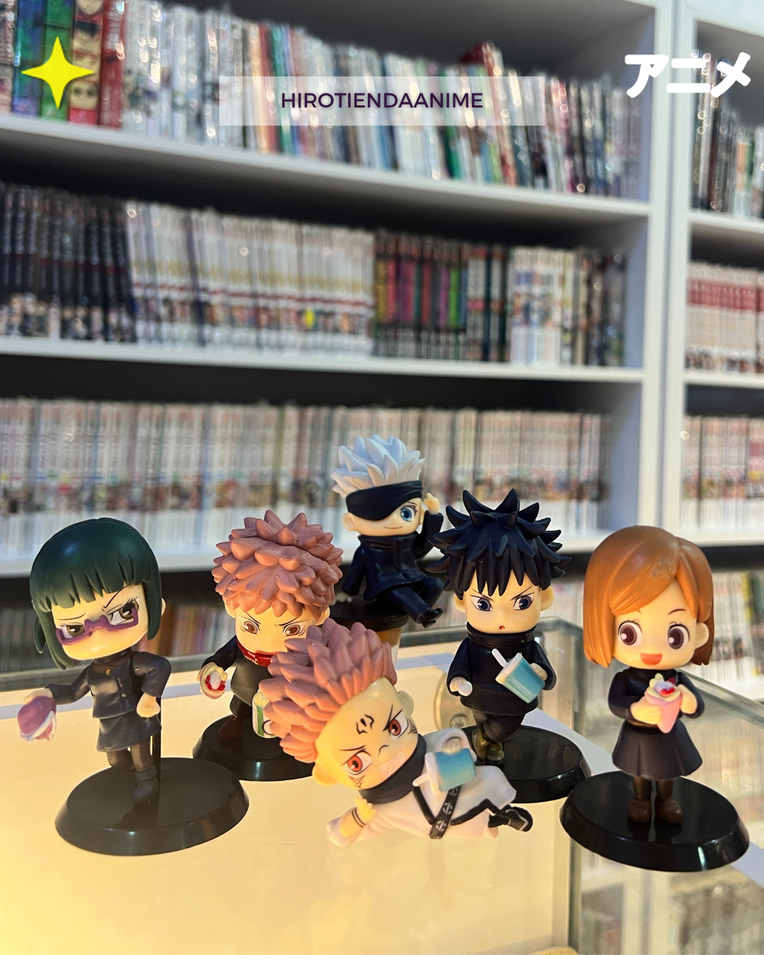 Set Figuras Chibi Jujutsu Kaisen