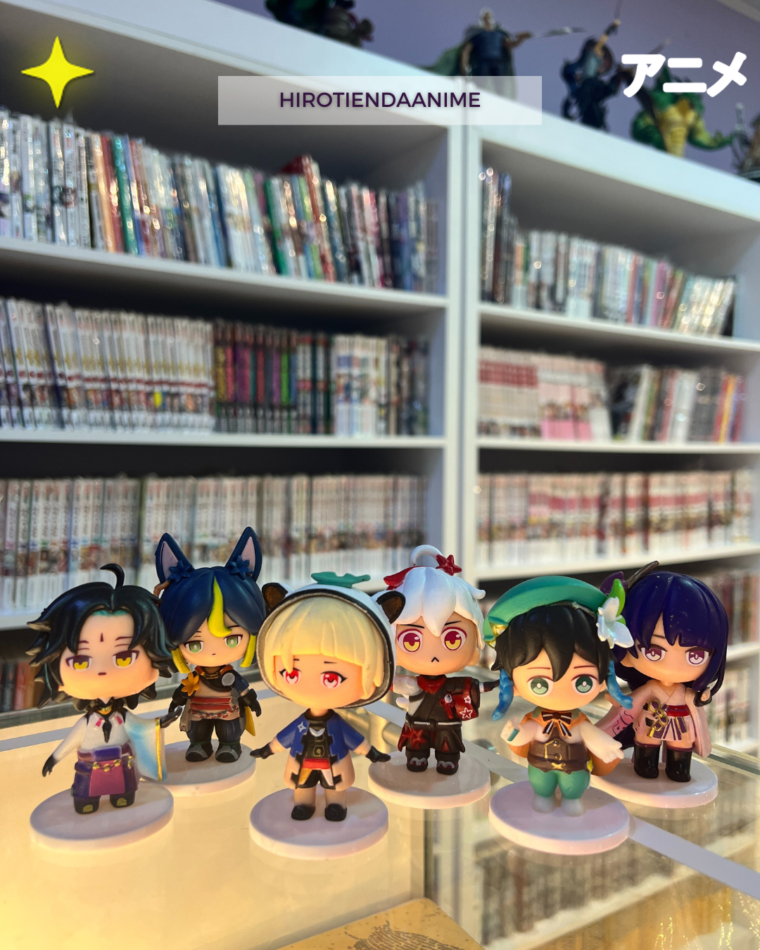 Set Figuras Genshin Impact