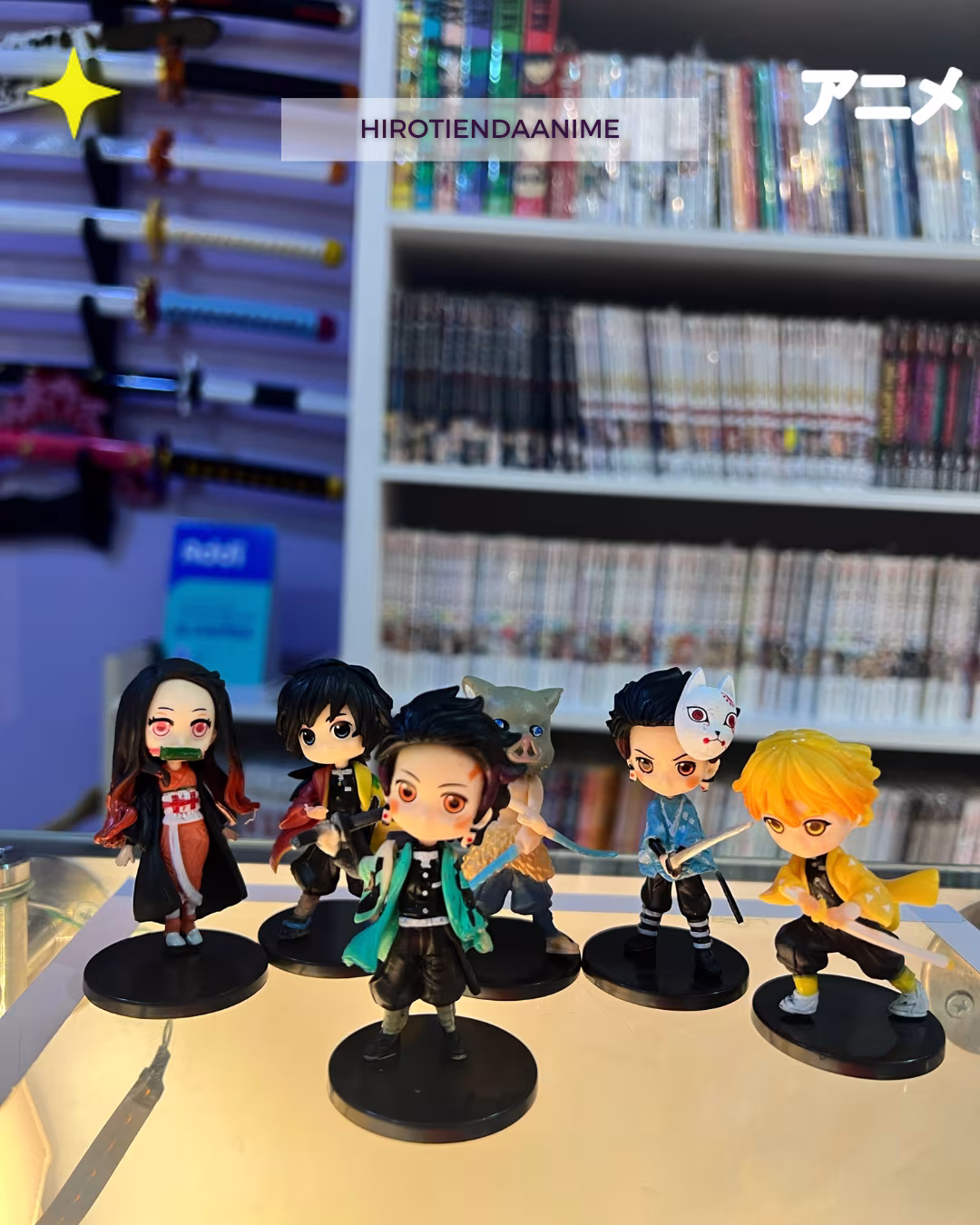 Set Figuras Demon Slayer