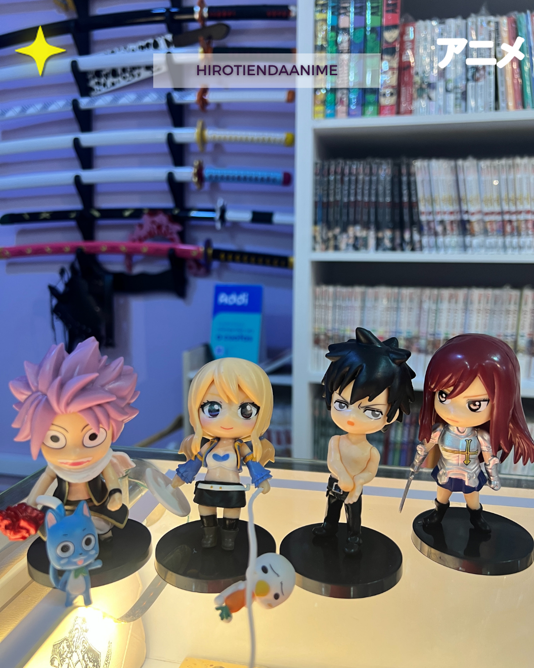 Set Figuras Fairy Tail