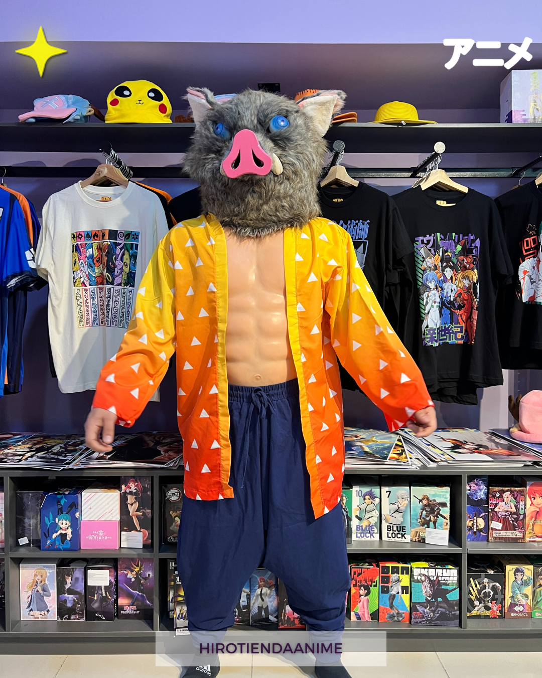 Haori kimono Zenitsu Agatsuma - Kimetsu no Yaiba