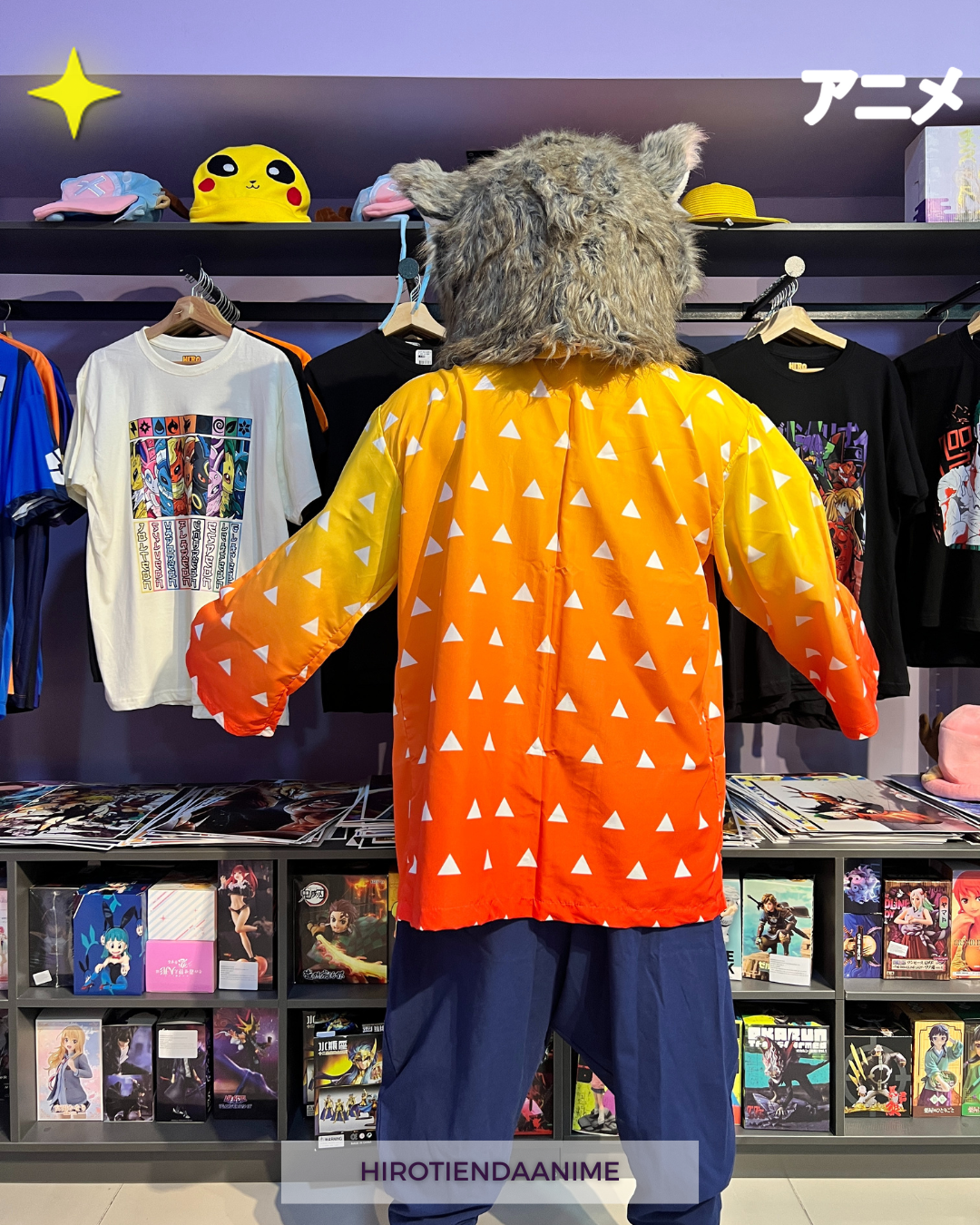 Haori kimono Zenitsu Agatsuma - Kimetsu no Yaiba - Image 2